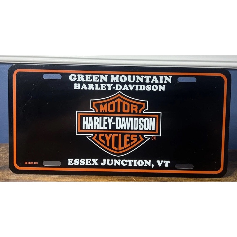 Green Mountain Harley Davidson Motorcycles Essex Junction VT License Plate